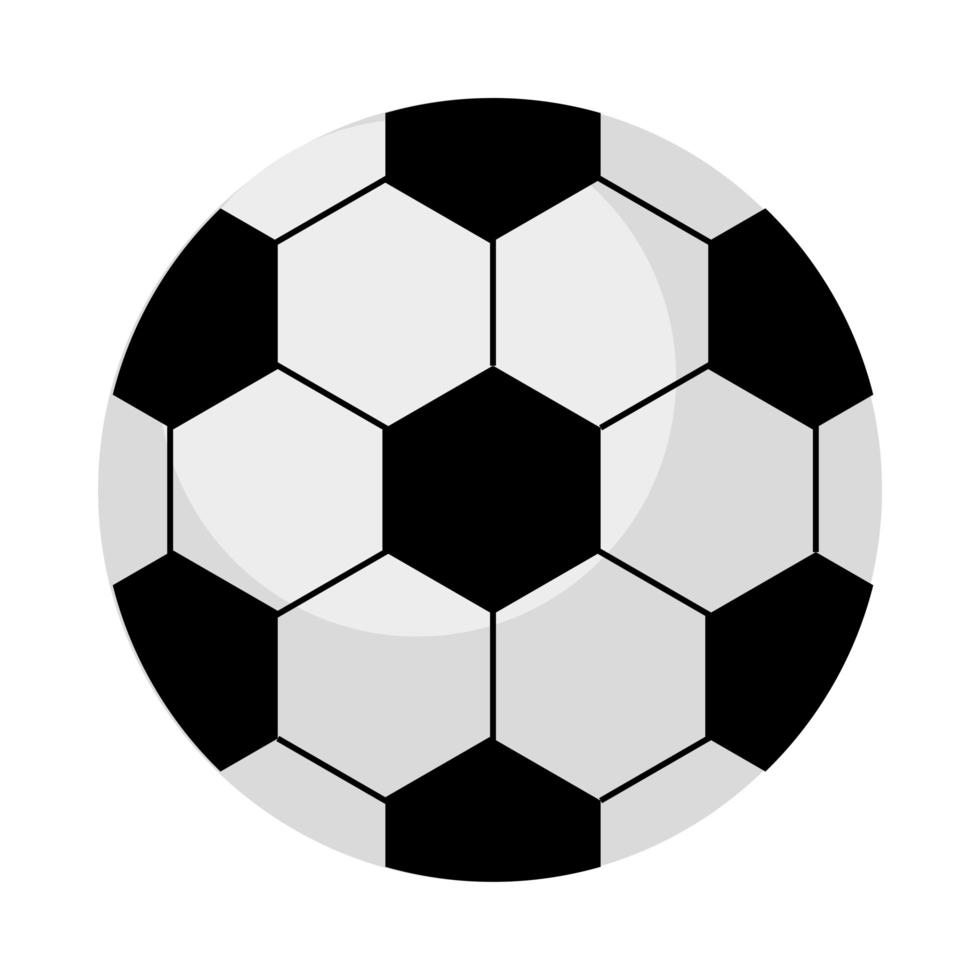icône d & # 39; équipement de sport ballon de football vecteur
