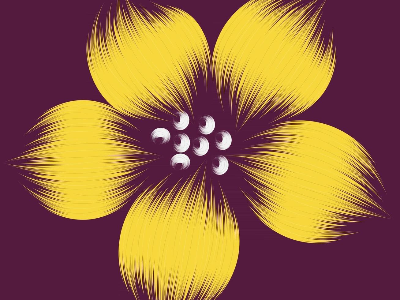 fond floral jaune vecteur