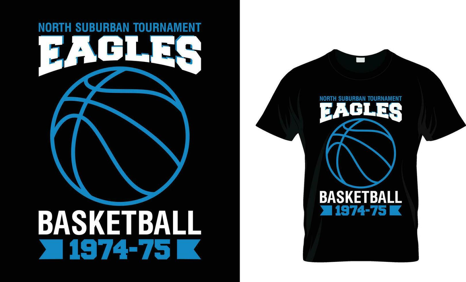 aigles basketball T-shirt conception vecteur