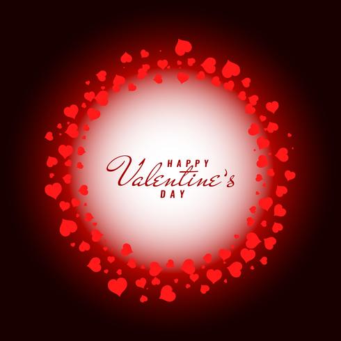 Abstrait Happy Valentine's Day beau fond vecteur