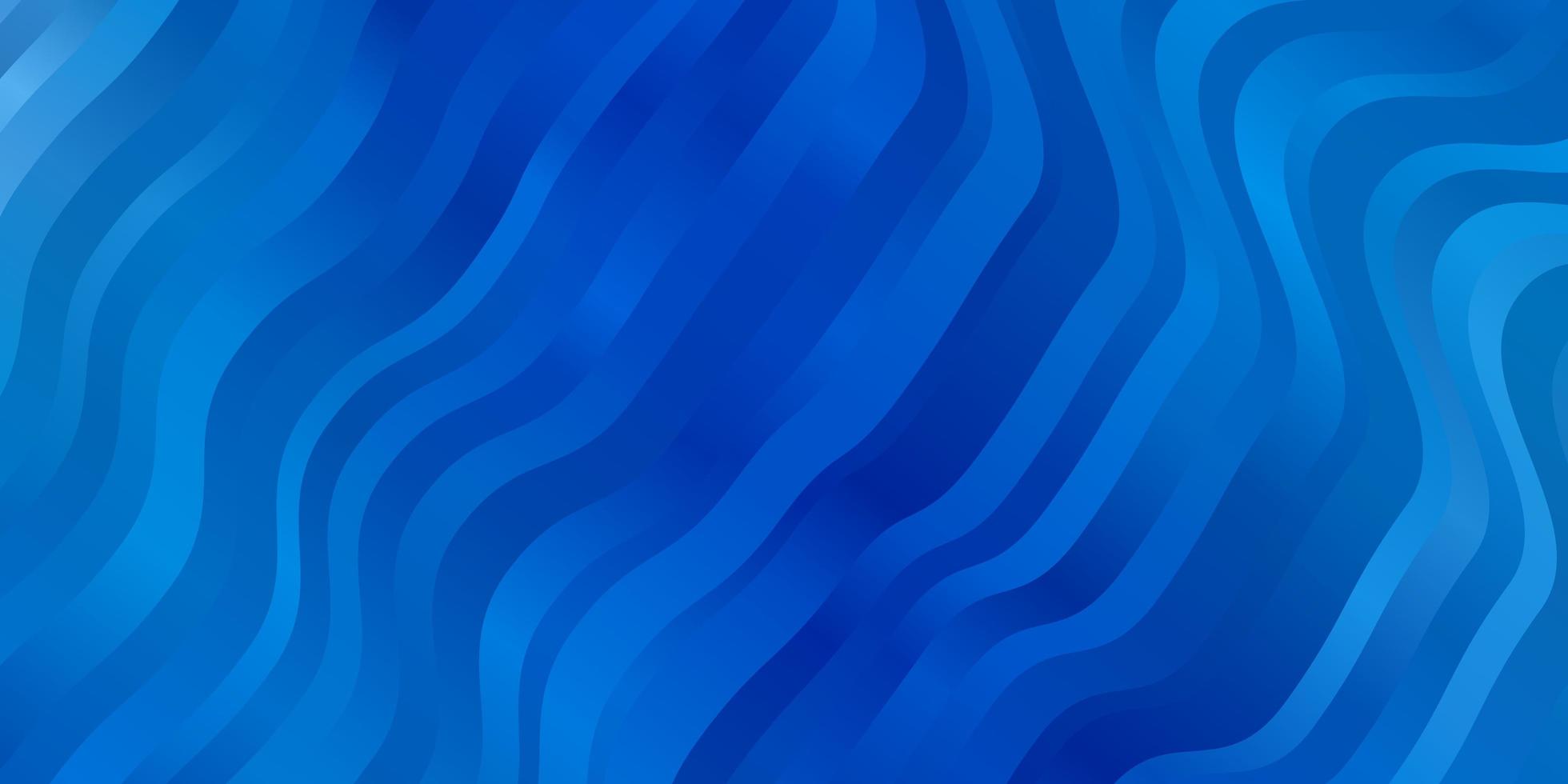 modèle vectoriel bleu clair avec des lignes tordues