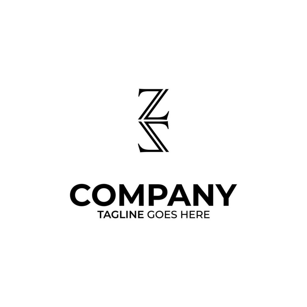 symbole z lettre logo sur blanc arrière-plan, pouvez être utilisé pour art entreprises, des sports, etc vecteur