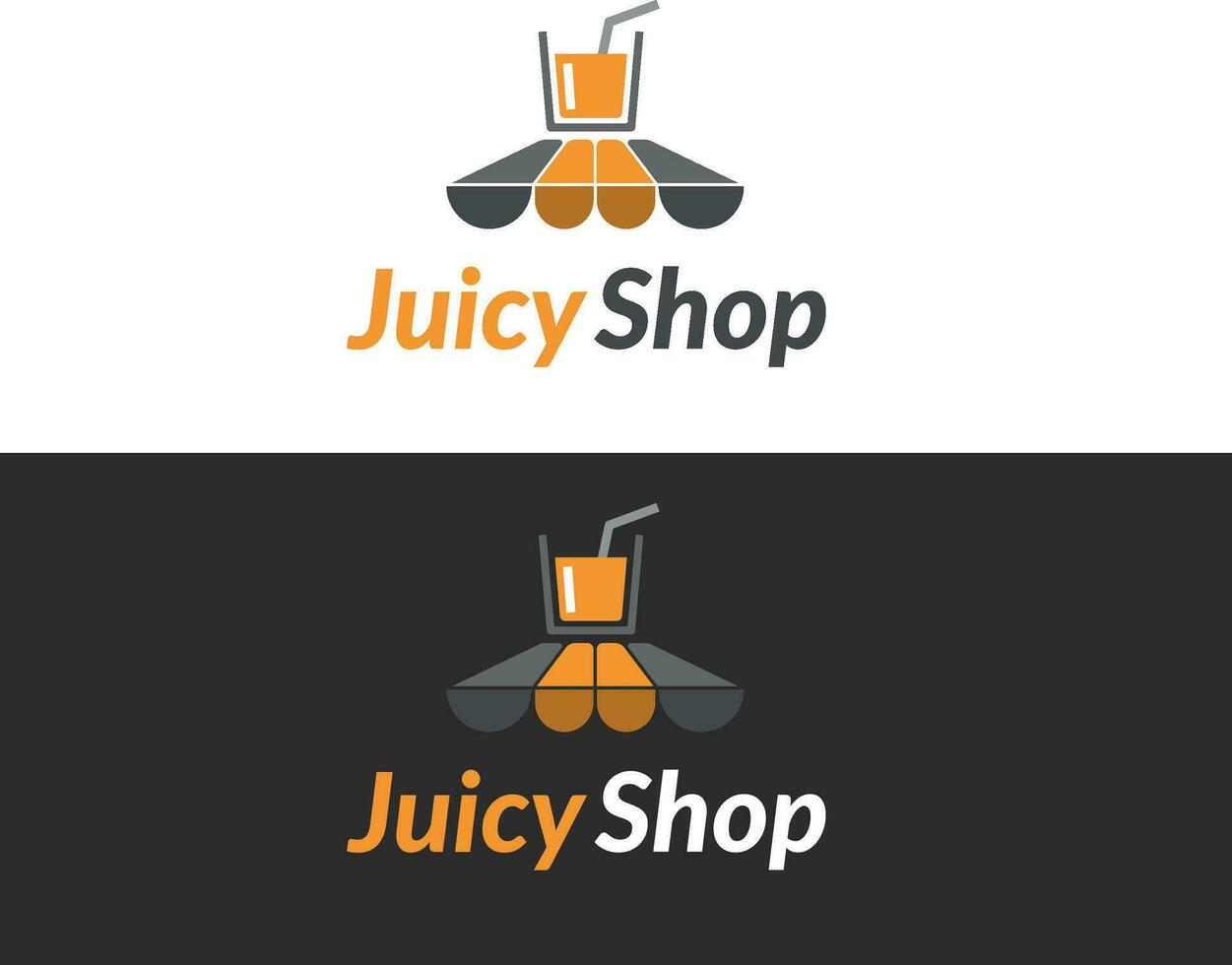 jus magasin logo - jus marché logo - jus ville - jus logo - Frais jus logo vecteur