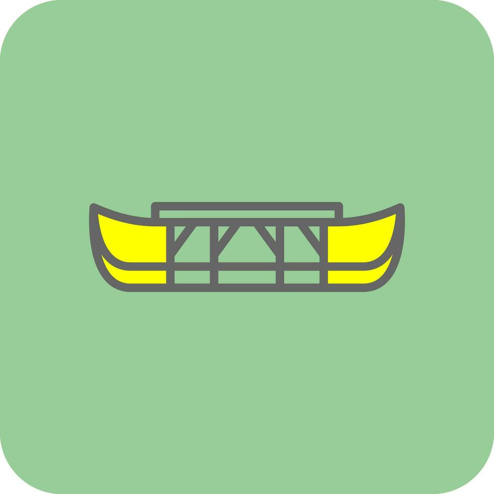 esquimau kayak vecteur icône conception