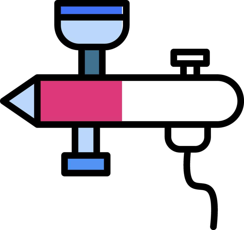 aérographe vecteur icône conception