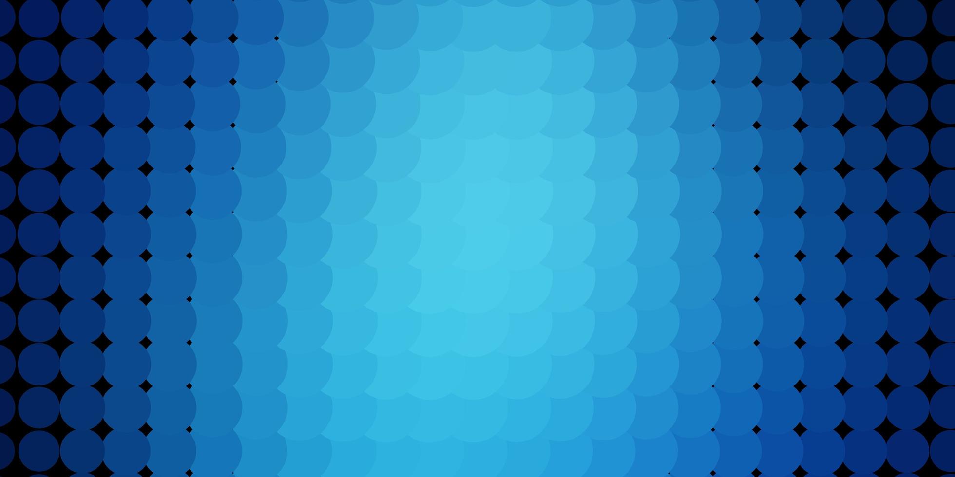fond de vecteur bleu foncé avec des cercles