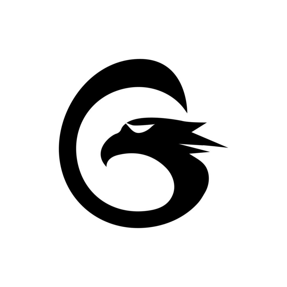 g Aigle symbole vecteur conception illustration