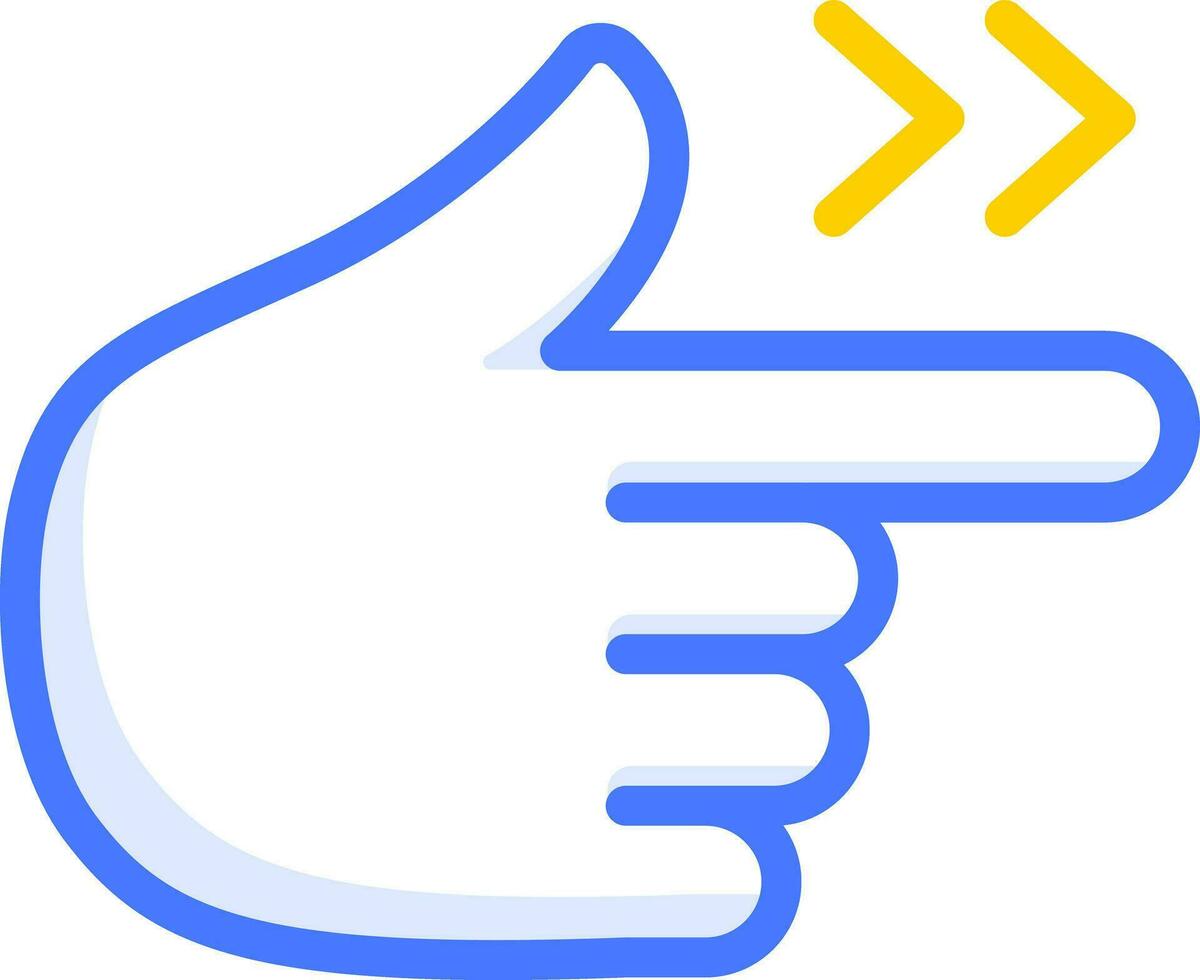 montrer du doigt main droite emoji Icônes vecteur