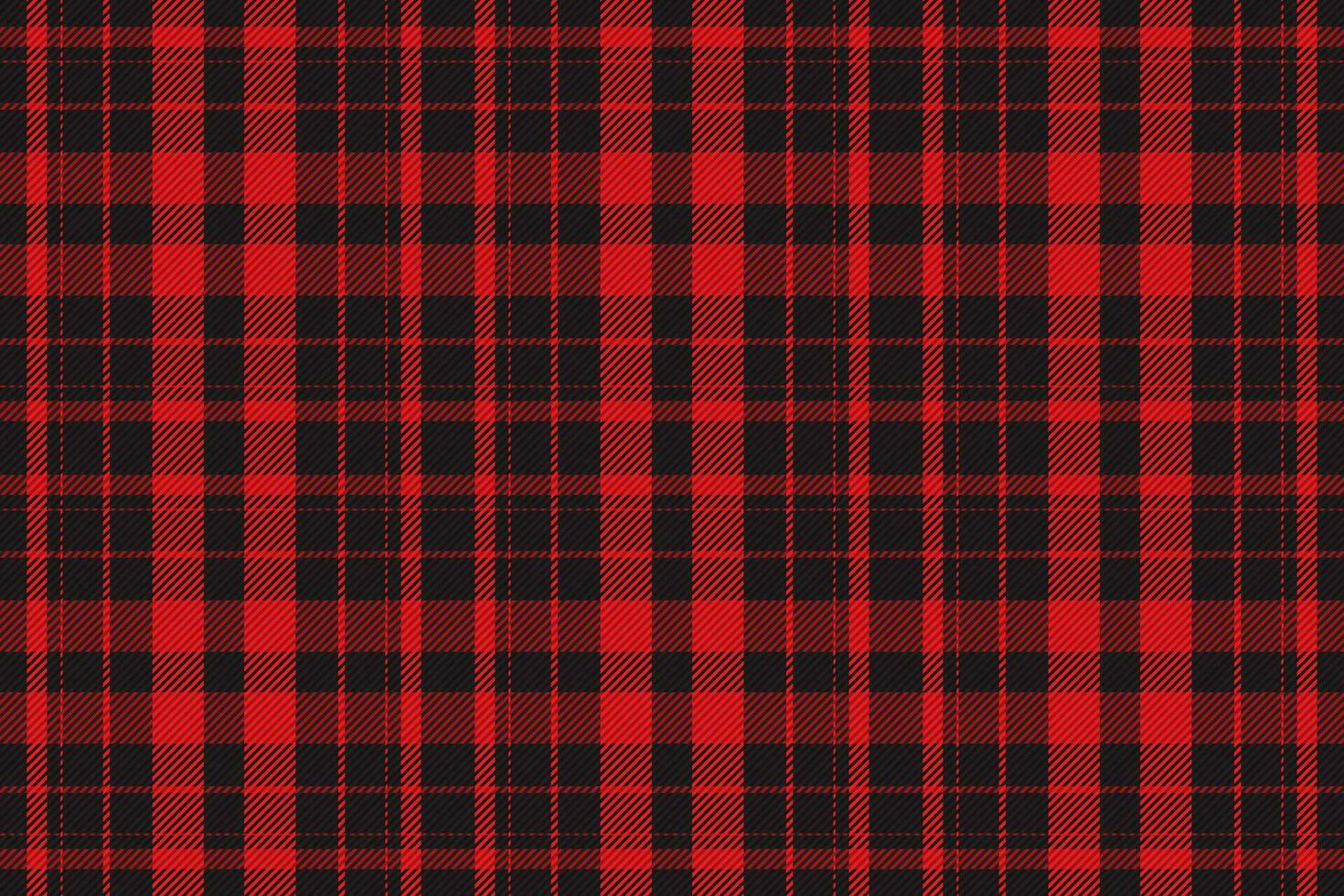 motif à carreaux tartan en rouge. texture de tissu imprimé sans couture. vérifier l'arrière-plan du vecteur. vecteur