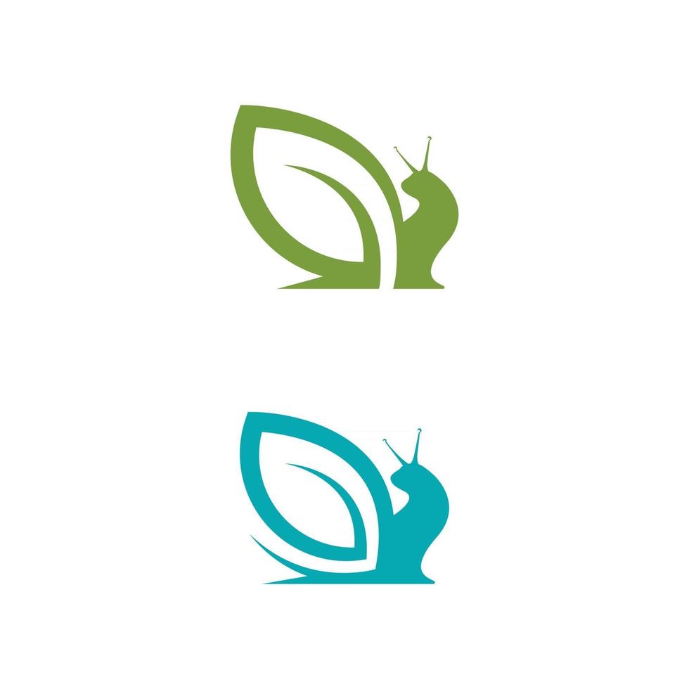 illustration de conception d'icône de vecteur d'escargot