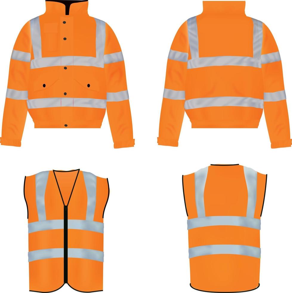 vestes haute visibilité vecteur