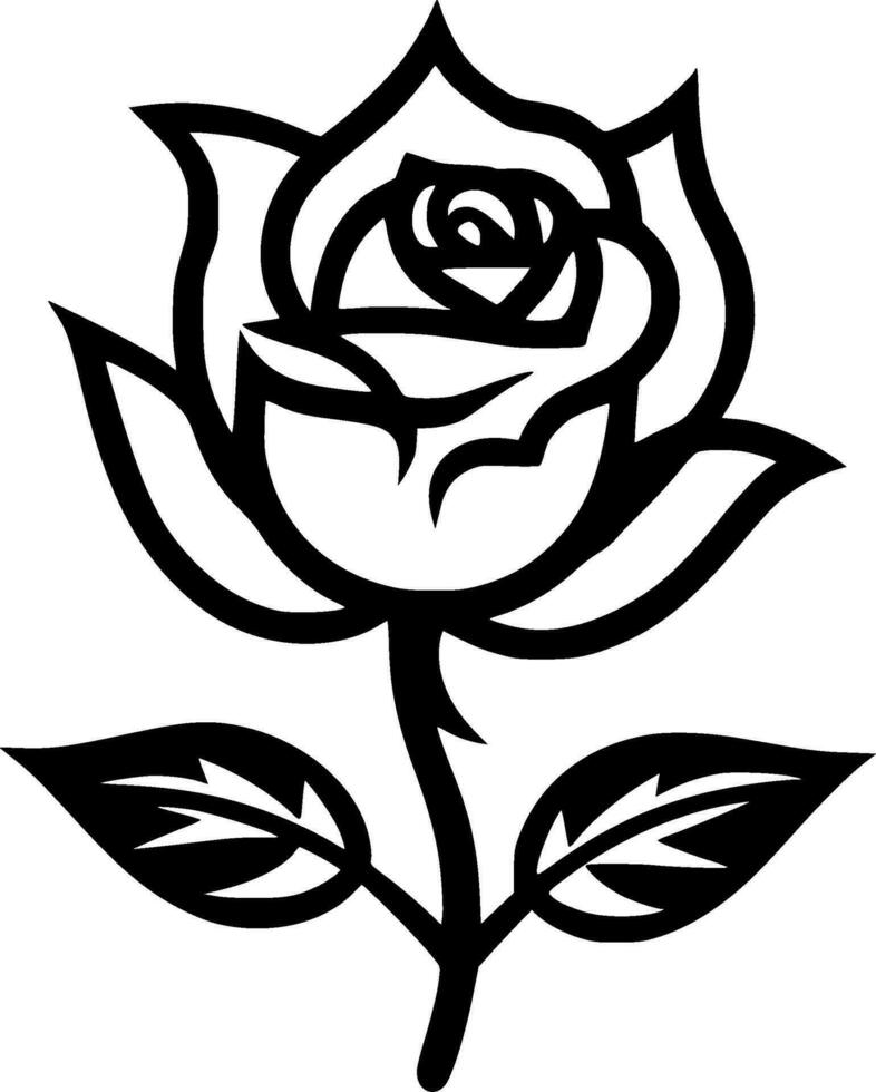 Rose - haute qualité vecteur logo - vecteur illustration idéal pour T-shirt graphique