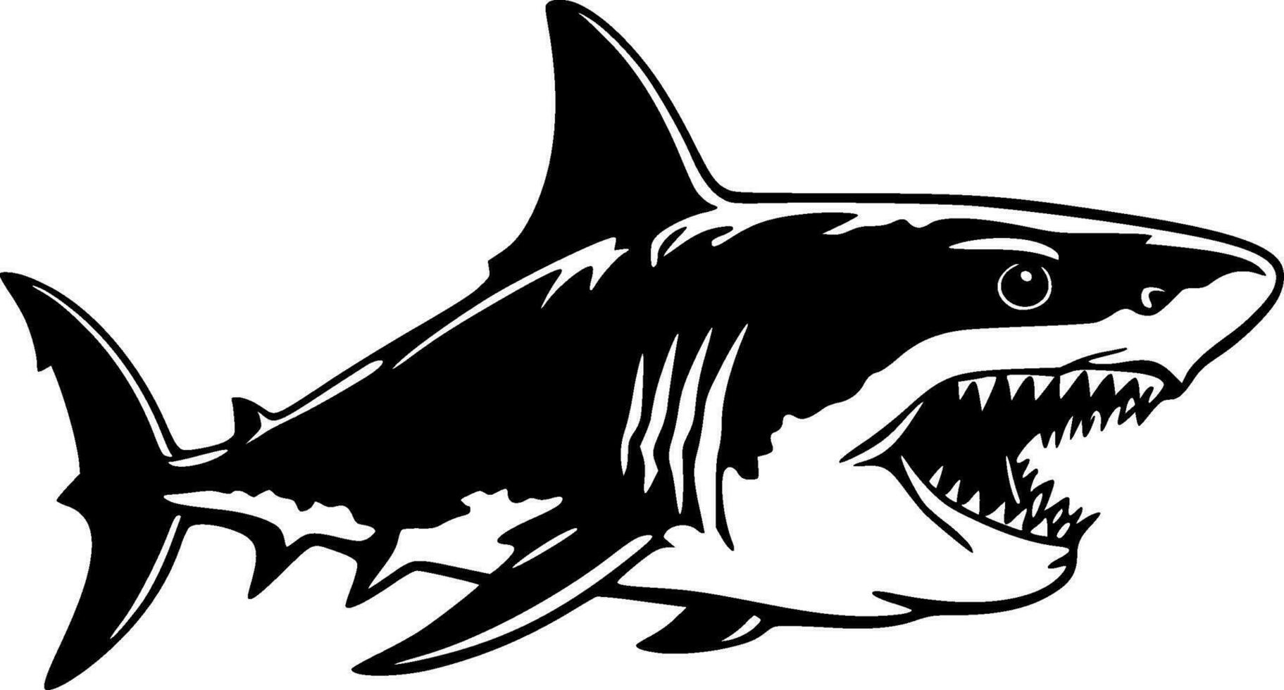 requin - haute qualité vecteur logo - vecteur illustration idéal pour T-shirt graphique