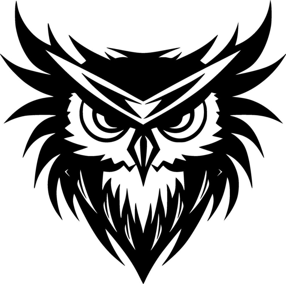 hibou - haute qualité vecteur logo - vecteur illustration idéal pour T-shirt graphique