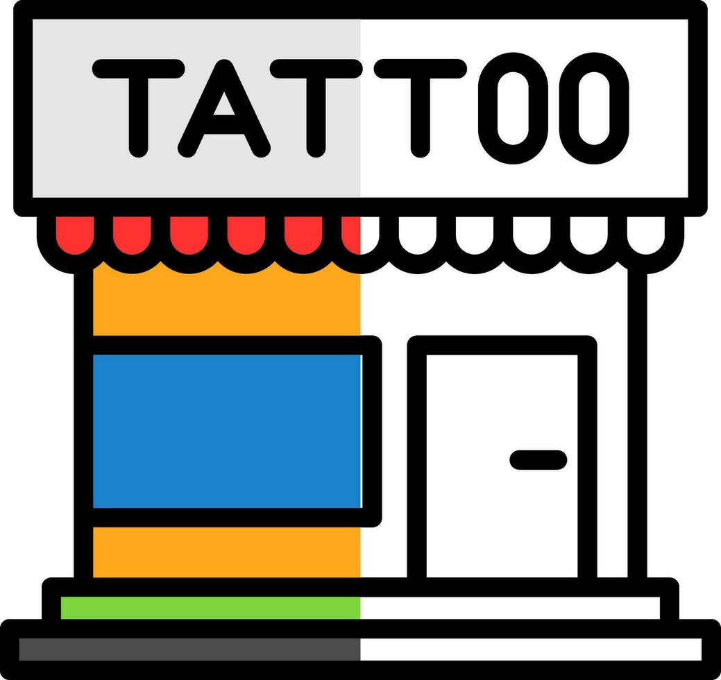 tatoo studio vecteur icône conception