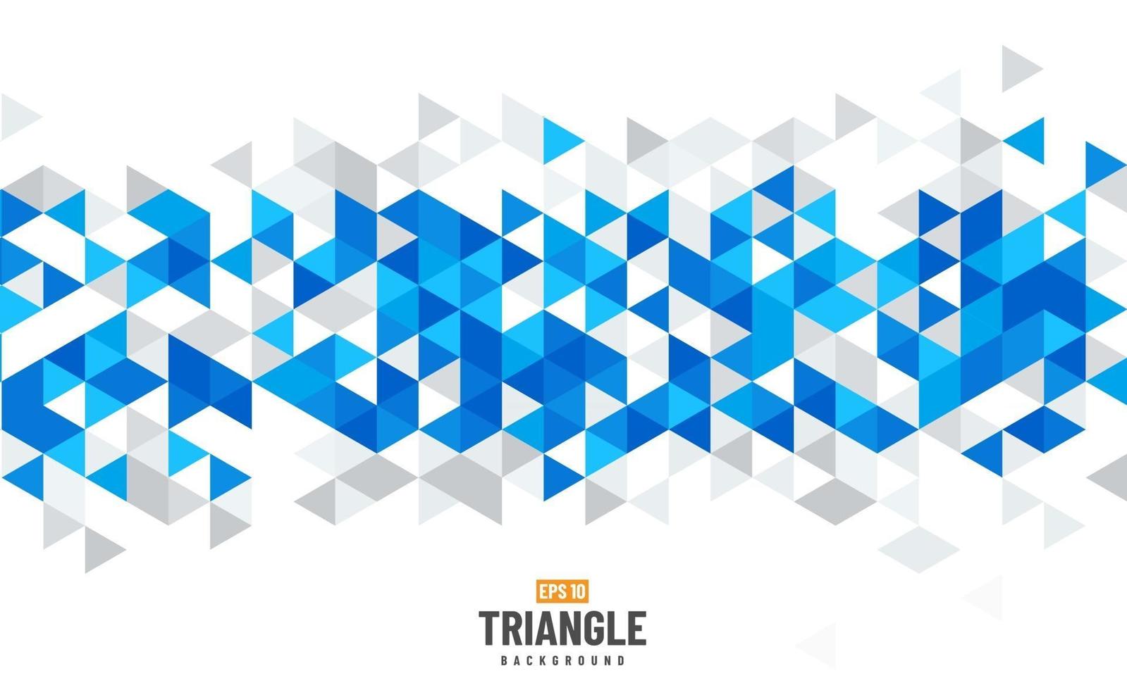 abstrait géométrique bleu, blanc et gris avec des triangles polygonaux, motif de cube. conception de modèle moderne avec triangle de couleur pour brochure, dépliant, conception de flyer. illustration vectorielle vecteur