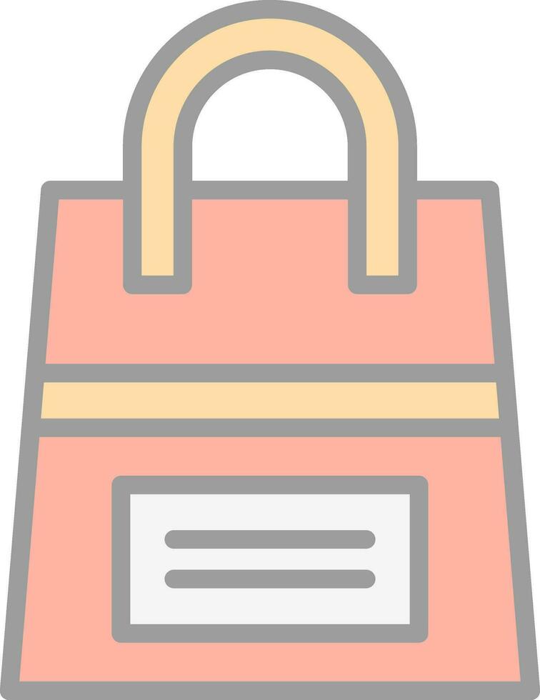 conception d'icône de vecteur de sac à provisions