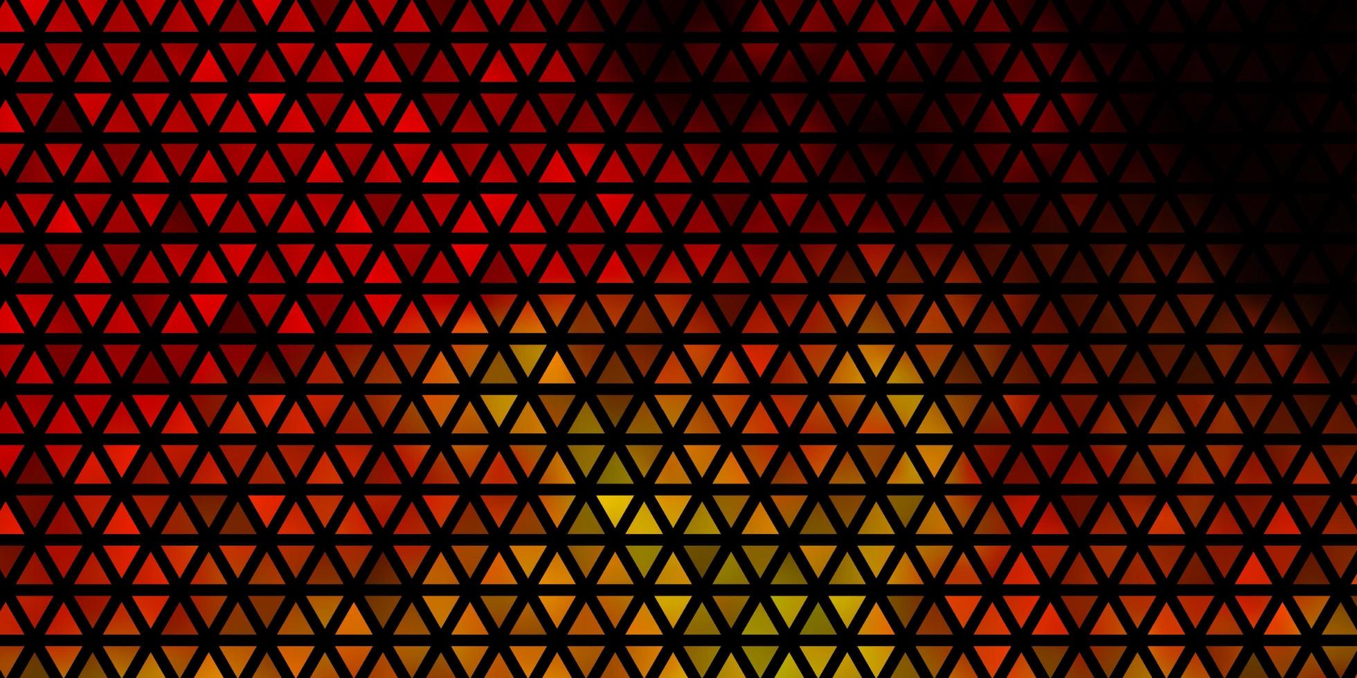 motif vectoriel orange foncé avec style polygonal