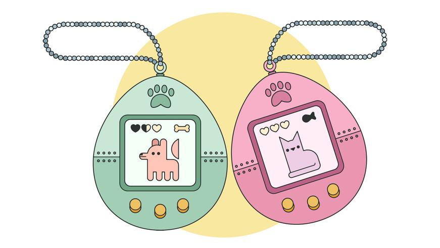 Vecteur Tamagotchi