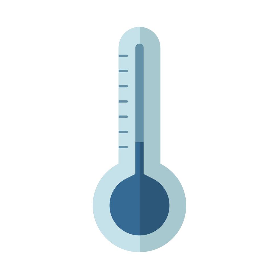 conception de vecteur d'instrument de thermomètre froid