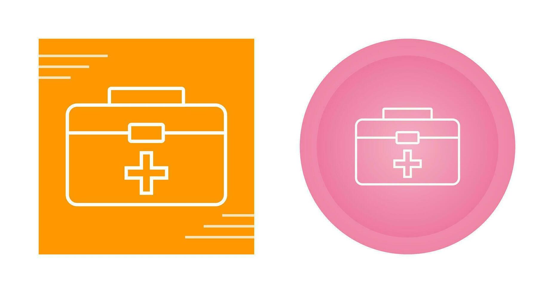 icône de vecteur de boîte de premiers soins