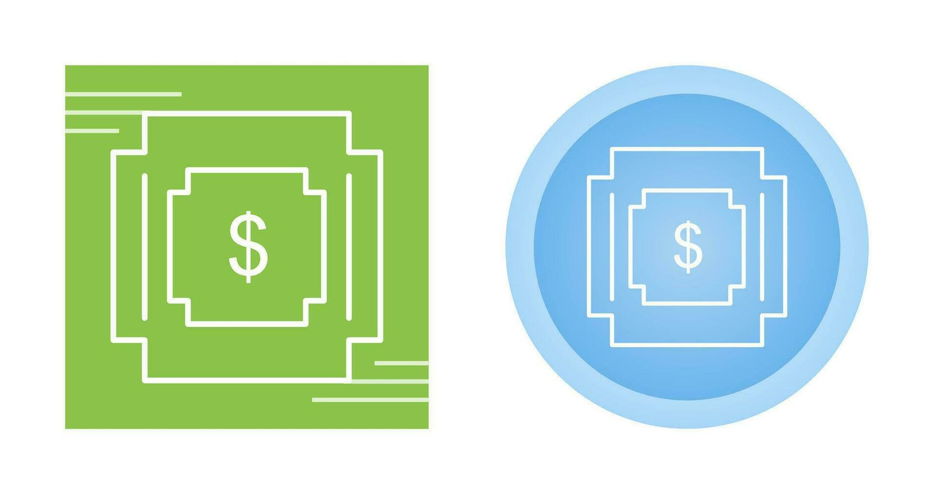 icône de vecteur symbole dollar