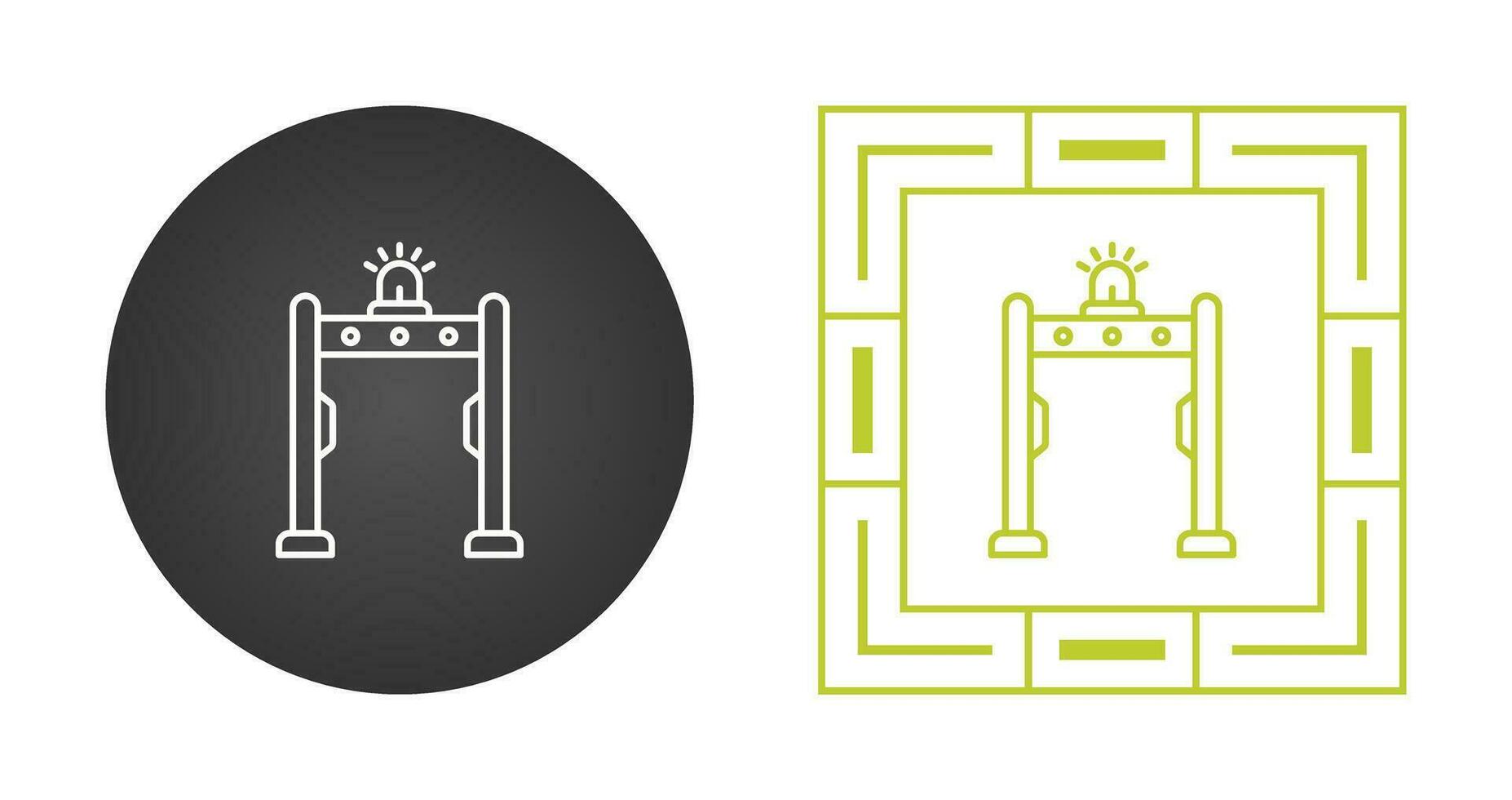 icône de vecteur de détecteur de métaux