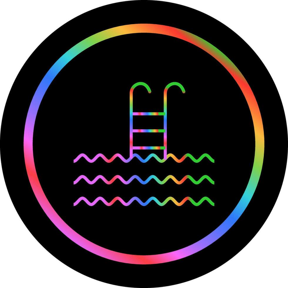 icône de vecteur de natation
