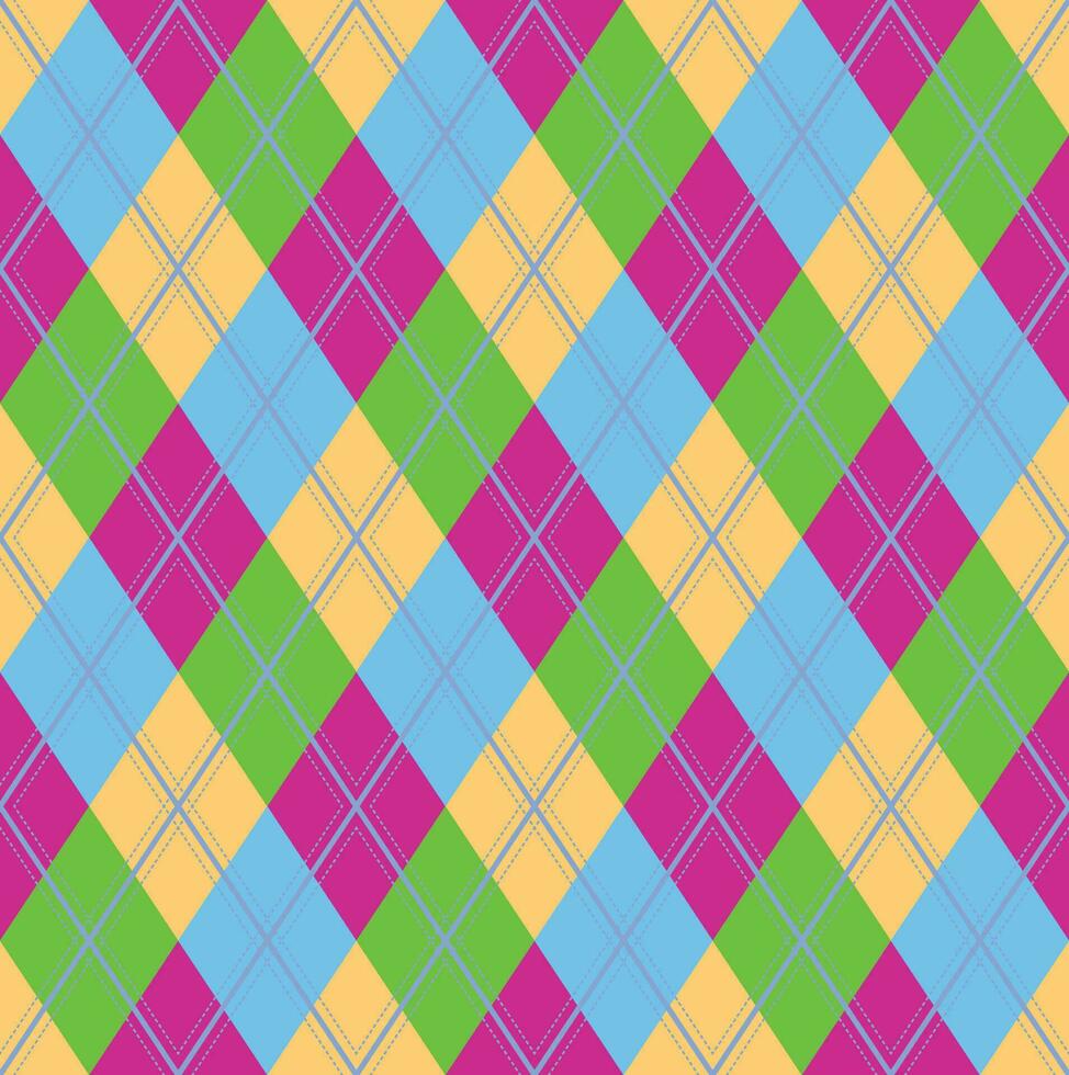 vecteur de motif argyle, géométrique, arrière-plan, tricot classique, plaid