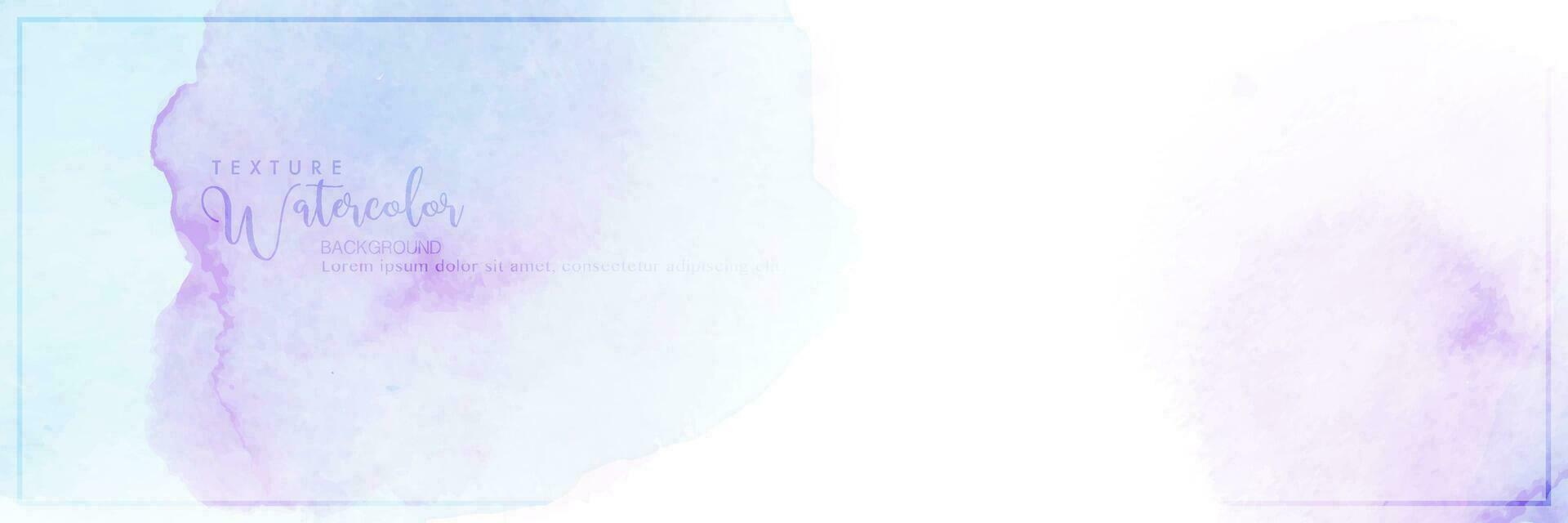 violet mixte bleu taches aquarelle branché bannière Contexte vecteur