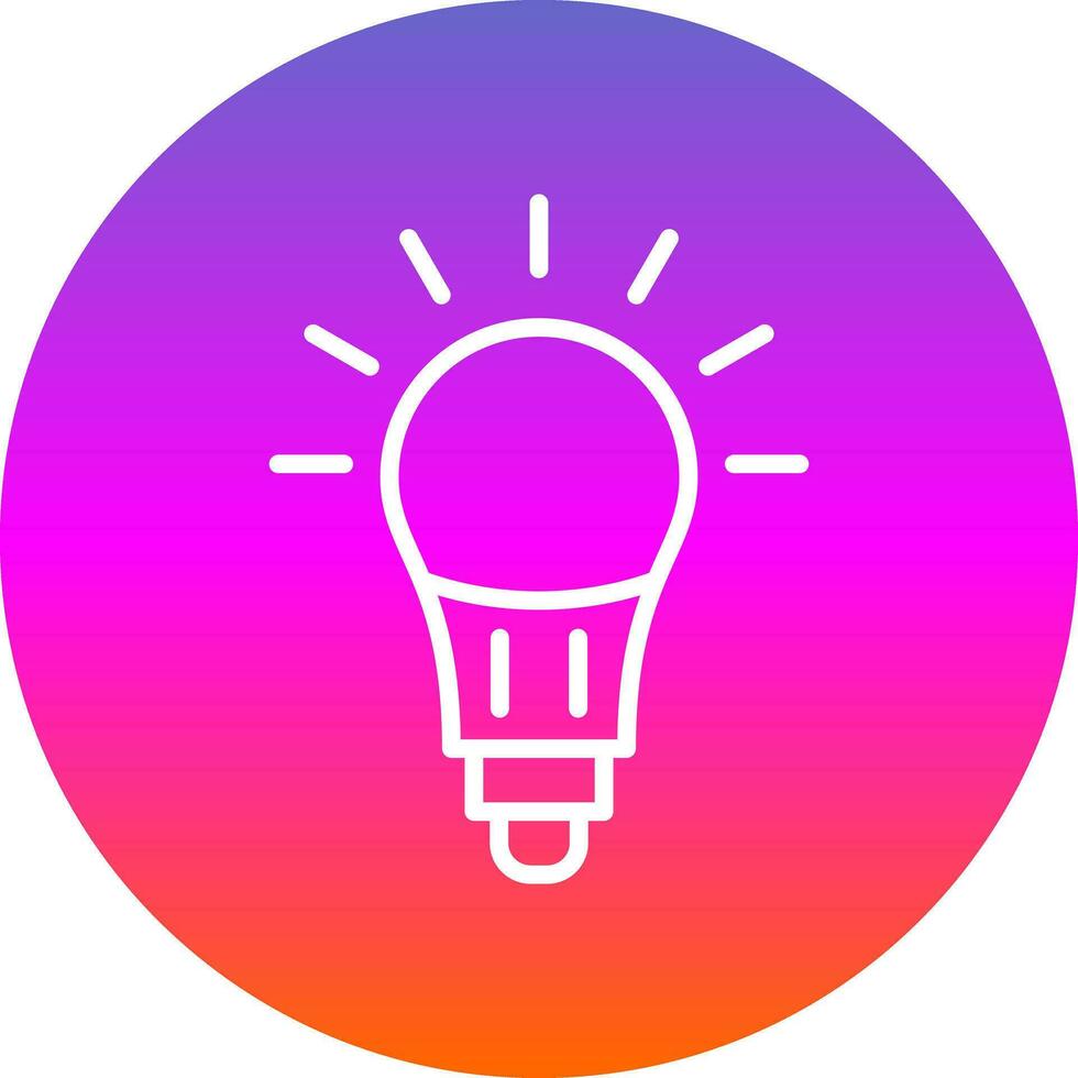 LED lumière vecteur icône conception