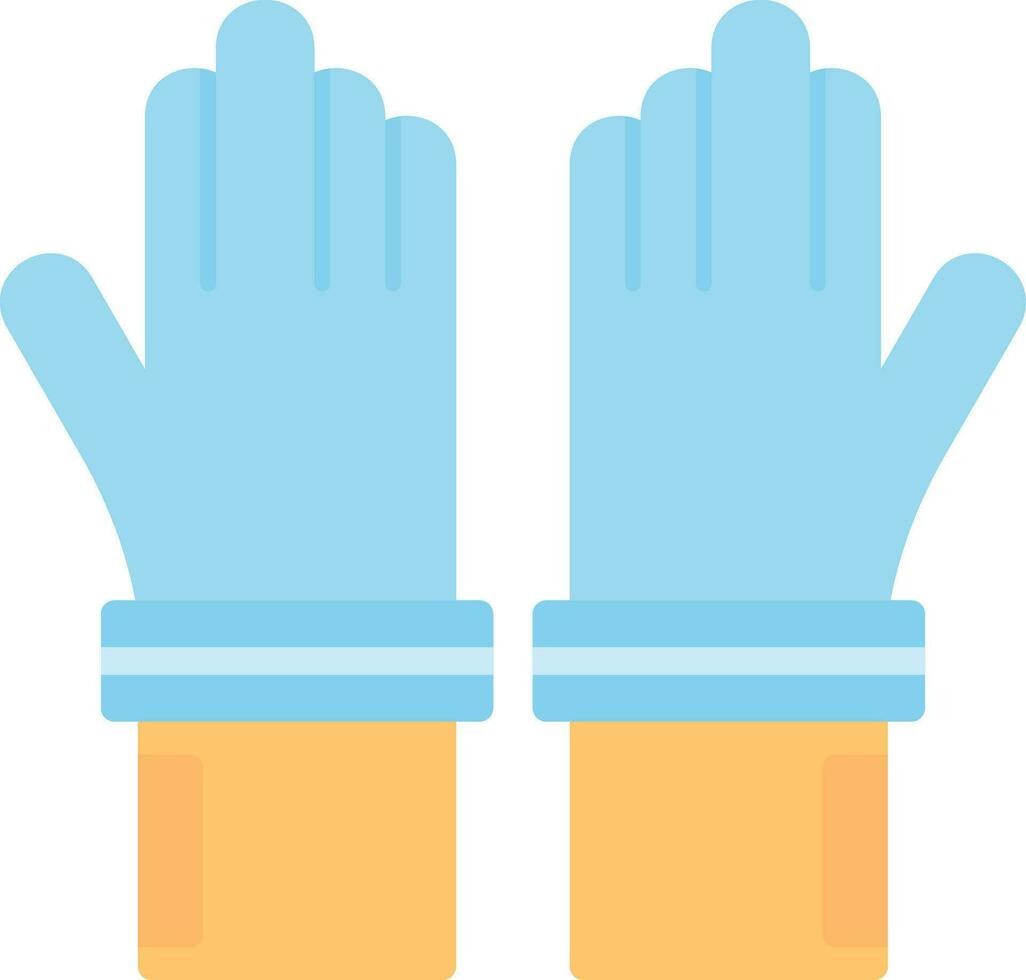 conception d'icône de vecteur de gants