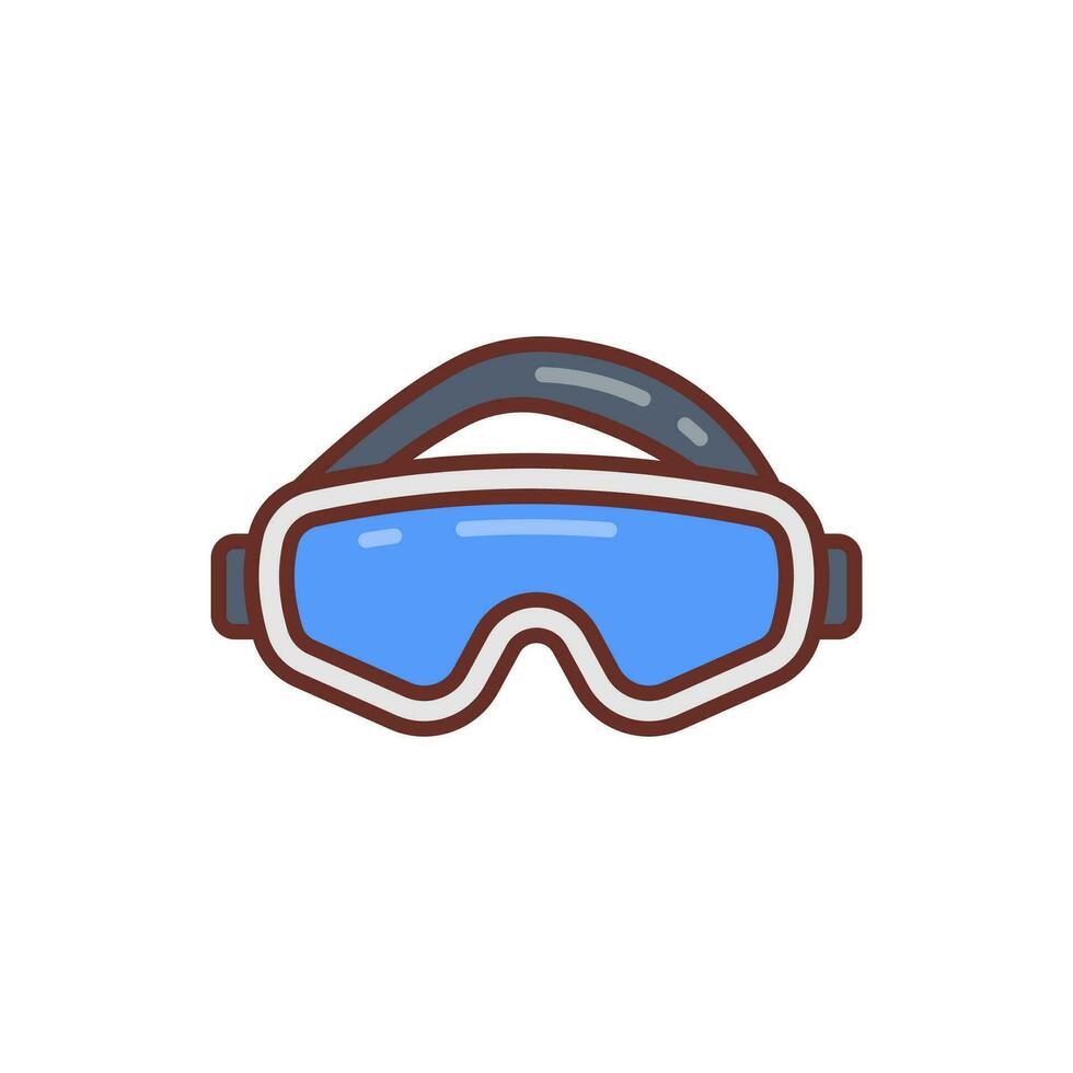 sécurité des lunettes de protection icône dans vecteur. logotype vecteur