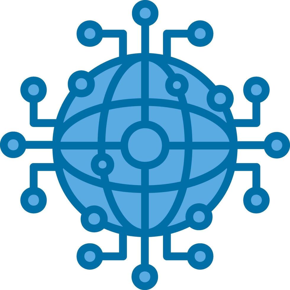 global réseau vecteur icône conception