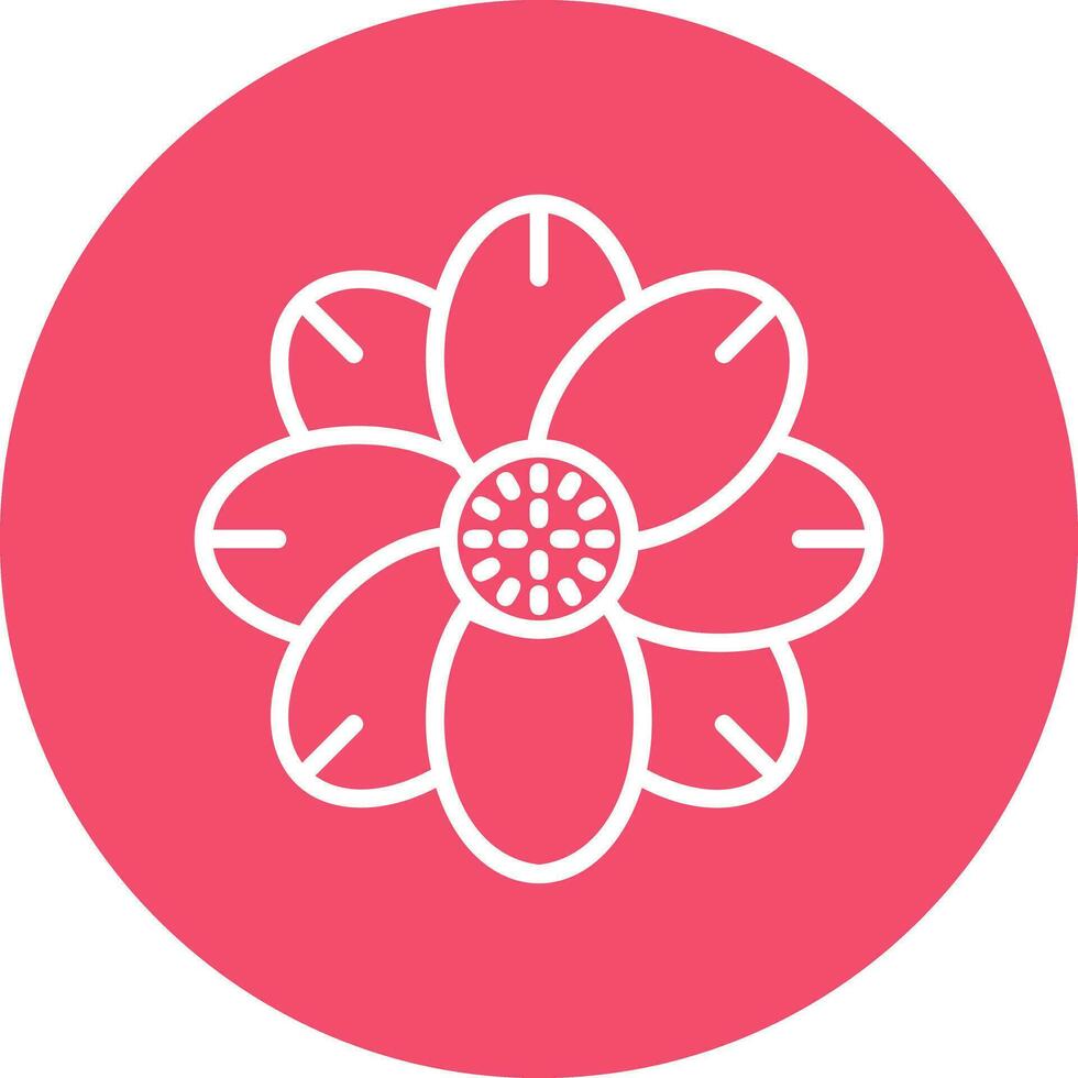 Arctique fleur vecteur icône conception