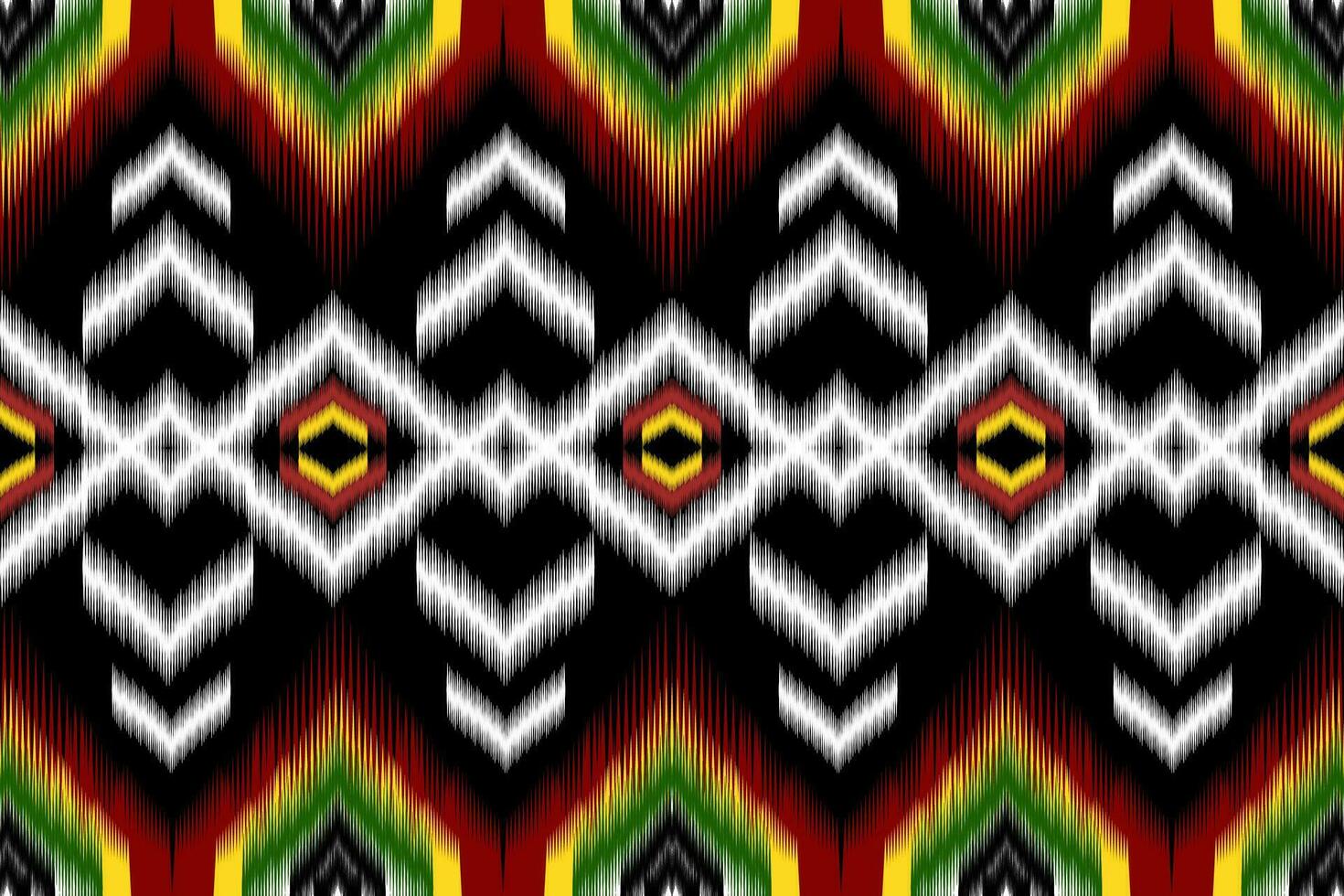ikat vecteur ethnique sans couture modèle conception. ikat aztèque en tissu tapis ornements textile décorations fond d'écran.