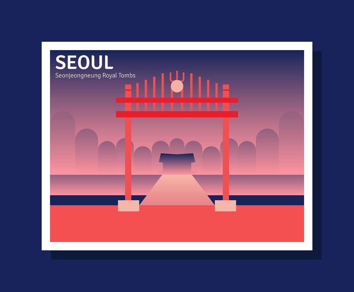 Seoul Illustration vecteur