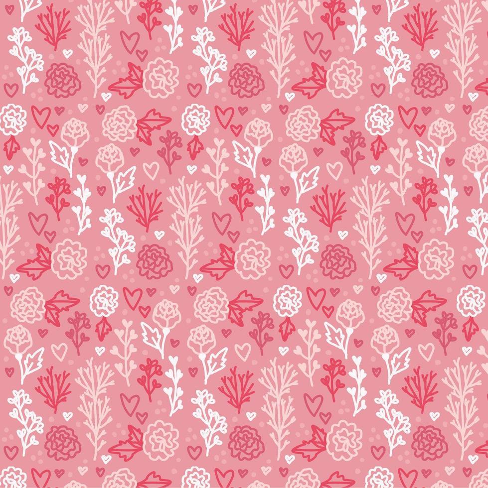 Vector Floral Seamless Pattern