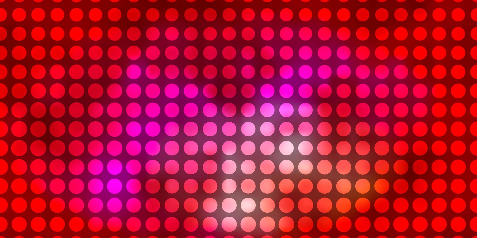 modèle vectoriel rouge clair avec des cercles. design décoratif abstrait dans un style dégradé avec des bulles. modèle pour les sites Web, pages de destination.