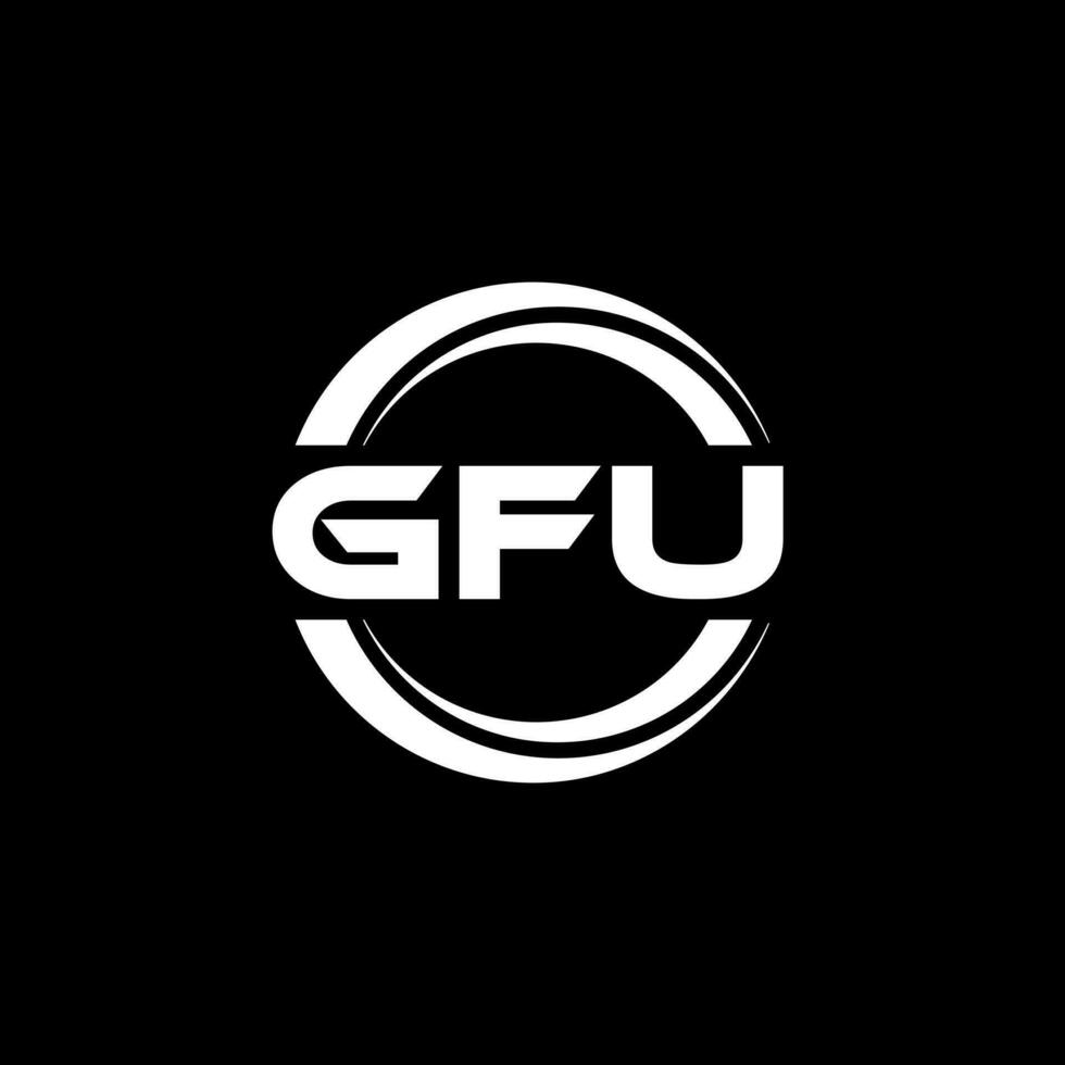 gfu logo conception, inspiration pour une unique identité. moderne élégance et Créatif conception. filigrane votre Succès avec le frappant cette logo. vecteur