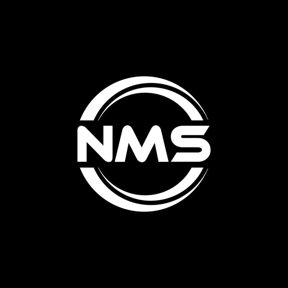 nm logo conception, inspiration pour une unique identité. moderne élégance et Créatif conception. filigrane votre Succès avec le frappant cette logo. vecteur