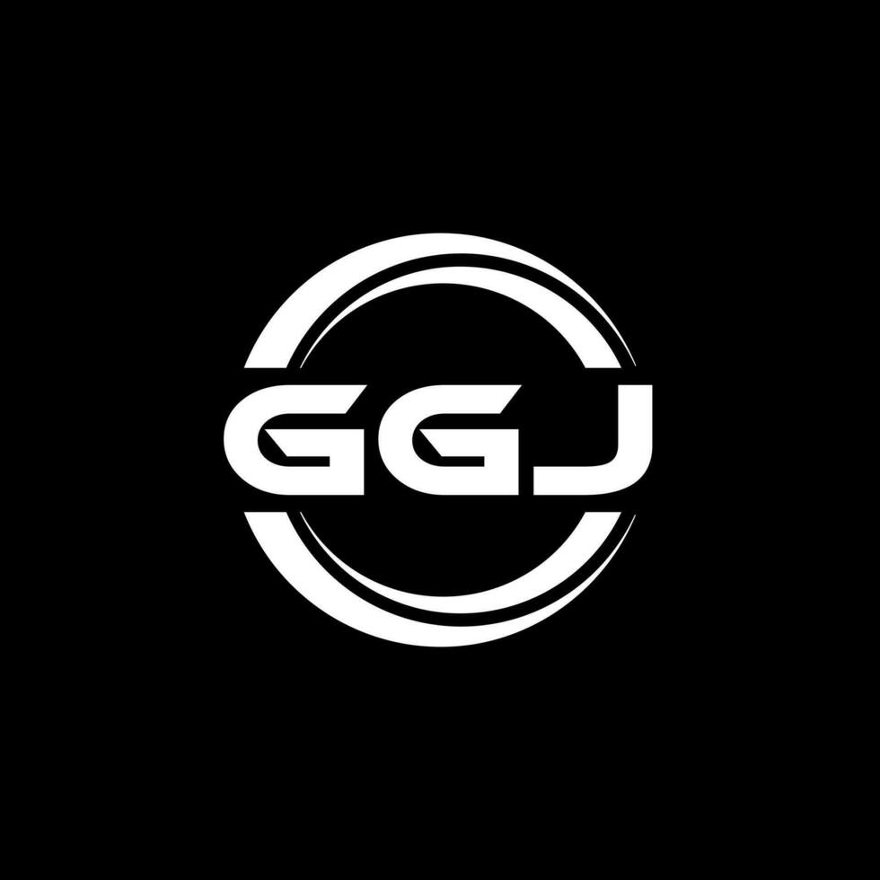 gj logo conception, inspiration pour une unique identité. moderne élégance et Créatif conception. filigrane votre Succès avec le frappant cette logo. vecteur