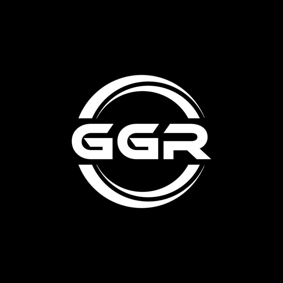 ggr logo conception, inspiration pour une unique identité. moderne élégance et Créatif conception. filigrane votre Succès avec le frappant cette logo. vecteur