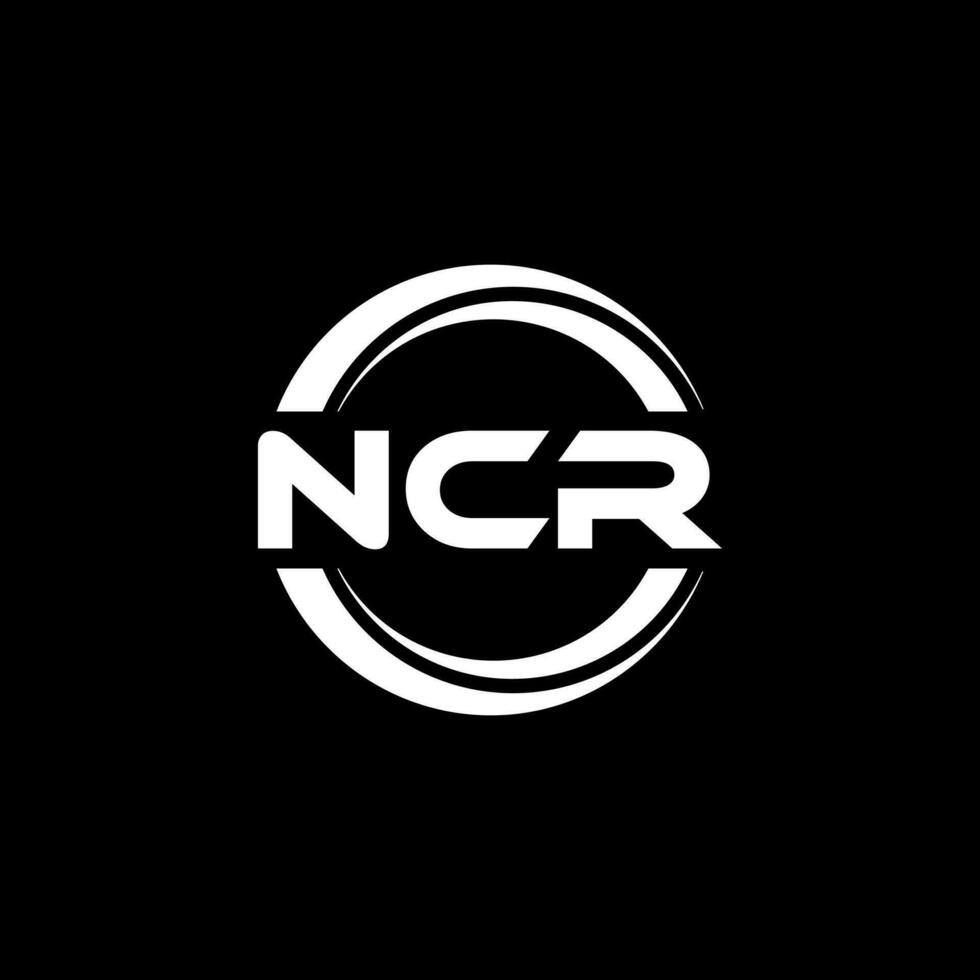 ncr logo conception, inspiration pour une unique identité. moderne élégance et Créatif conception. filigrane votre Succès avec le frappant cette logo. vecteur