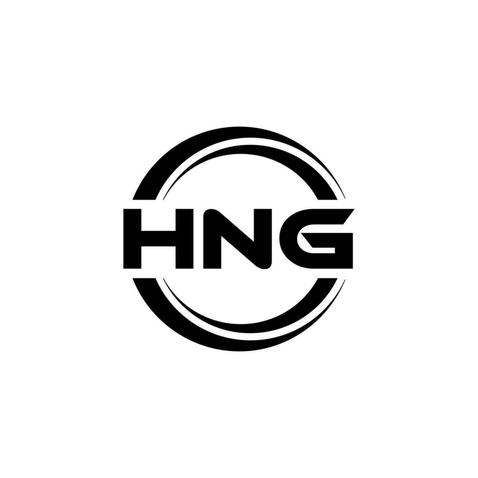 hng logo conception, inspiration pour une unique identité. moderne élégance et Créatif conception. filigrane votre Succès avec le frappant cette logo. vecteur