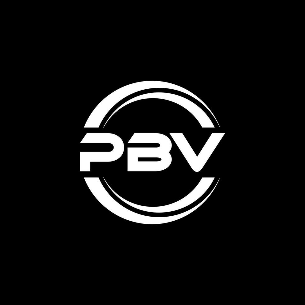 pbv logo conception, inspiration pour une unique identité. moderne élégance et Créatif conception. filigrane votre Succès avec le frappant cette logo. vecteur