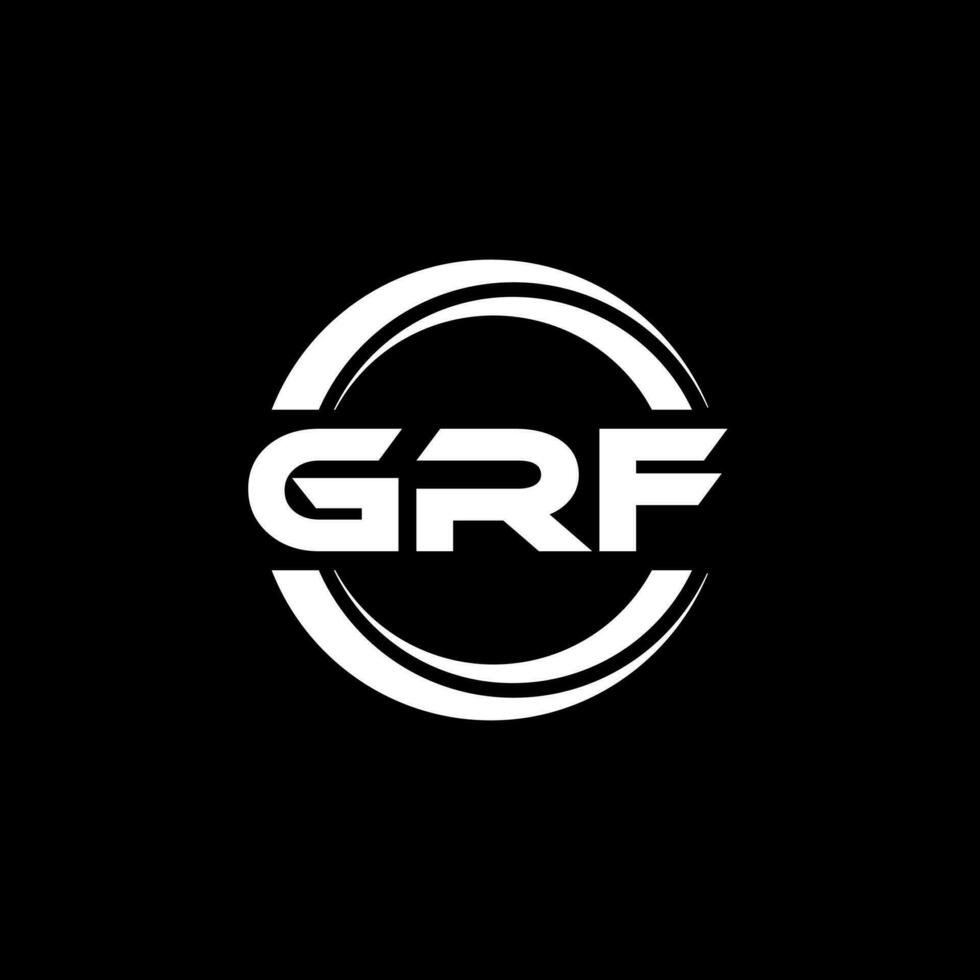 grf logo conception, inspiration pour une unique identité. moderne élégance et Créatif conception. filigrane votre Succès avec le frappant cette logo. vecteur