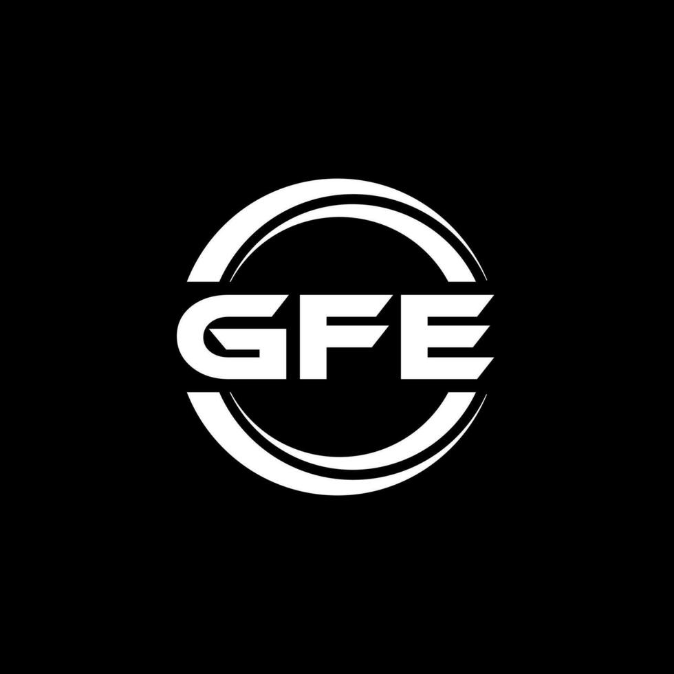 gfe logo conception, inspiration pour une unique identité. moderne élégance et Créatif conception. filigrane votre Succès avec le frappant cette logo. vecteur