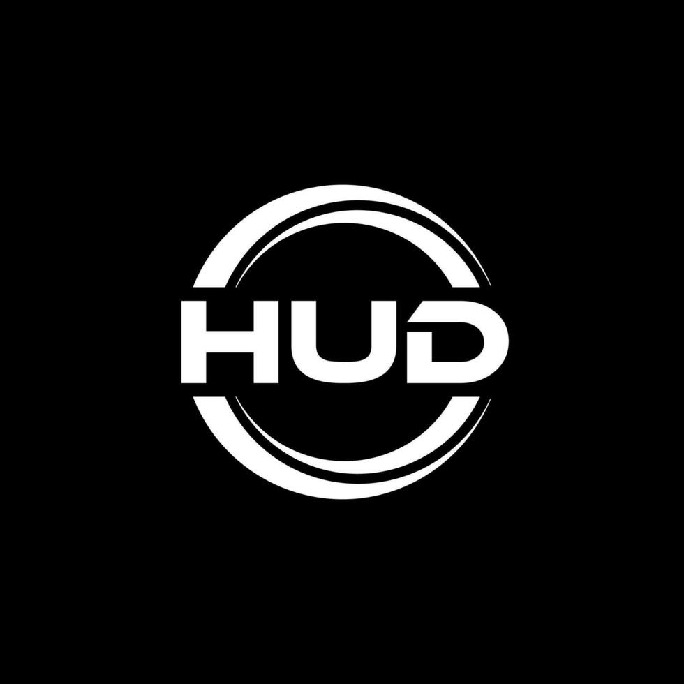 hud logo conception, inspiration pour une unique identité. moderne élégance et Créatif conception. filigrane votre Succès avec le frappant cette logo. vecteur