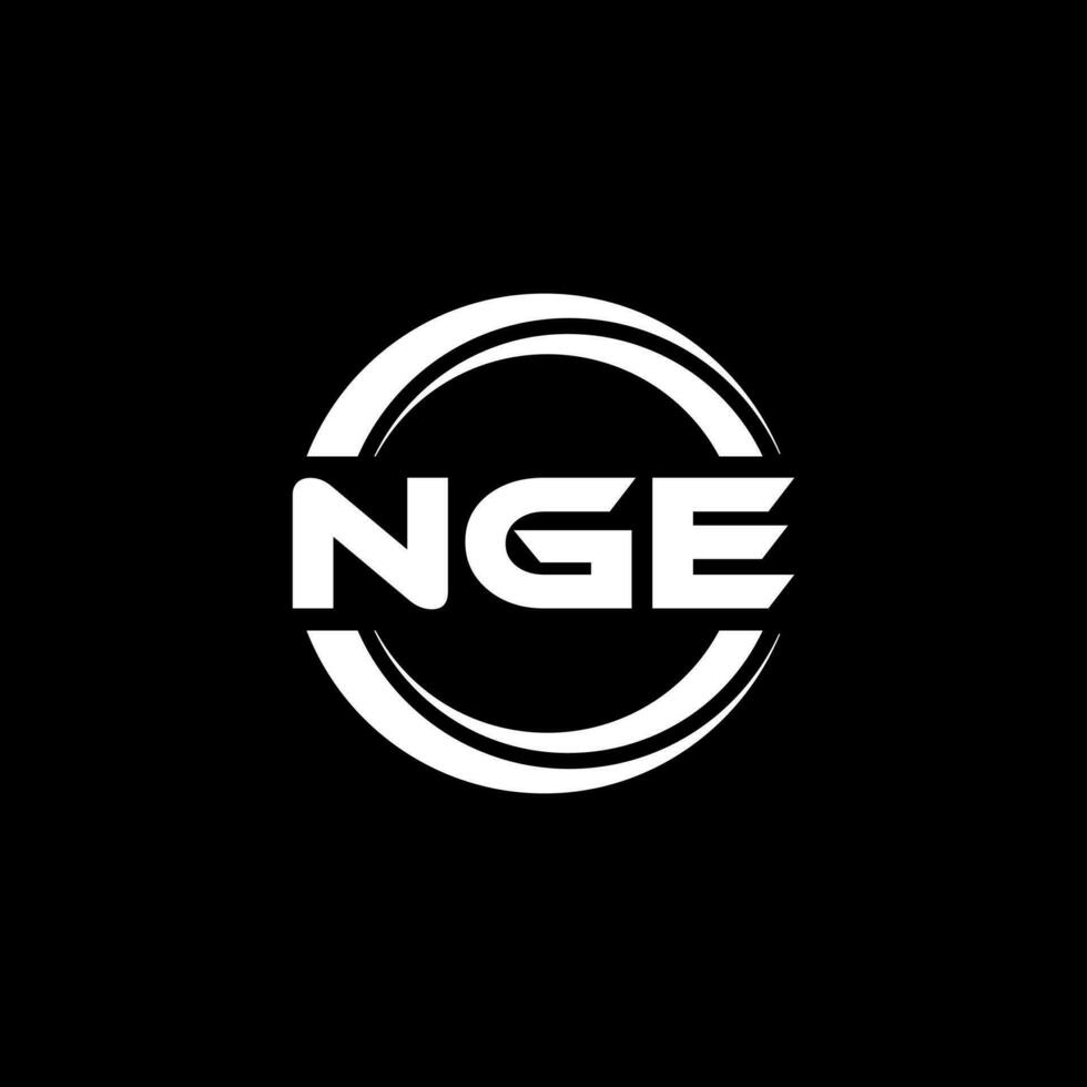 nge logo conception, inspiration pour une unique identité. moderne élégance et Créatif conception. filigrane votre Succès avec le frappant cette logo. vecteur